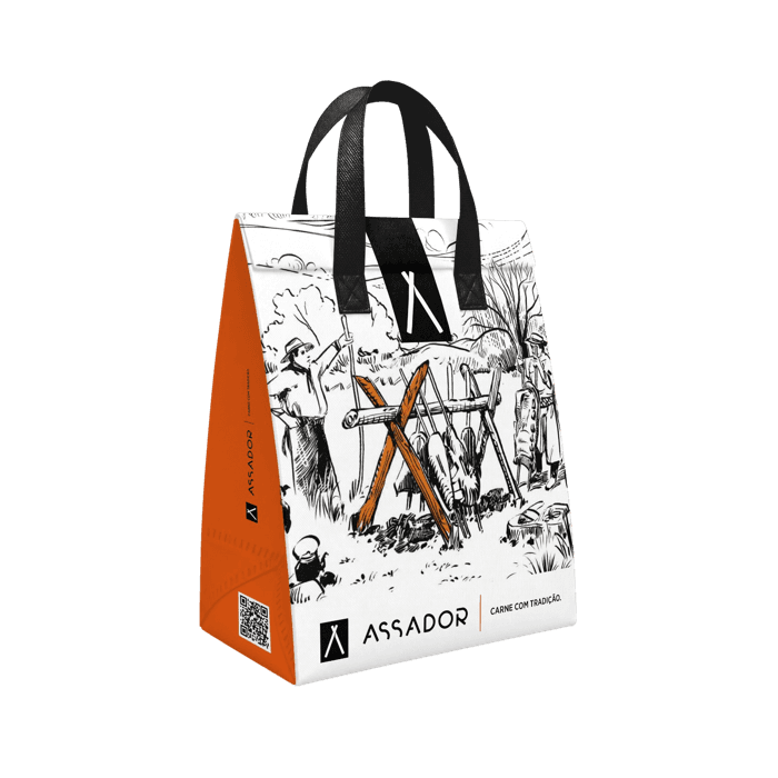 Sacola personalizada produzida pela Pack2Go